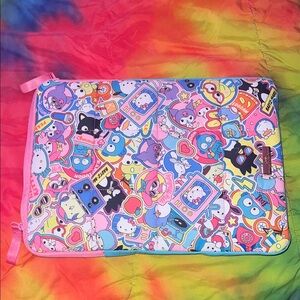 Sanrio Sticker Collage 16” Laptop Sleeve - Pink Multicolor